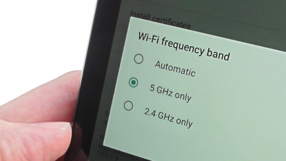 Выбор частоты работы Wi-Fi модуля на Андроид