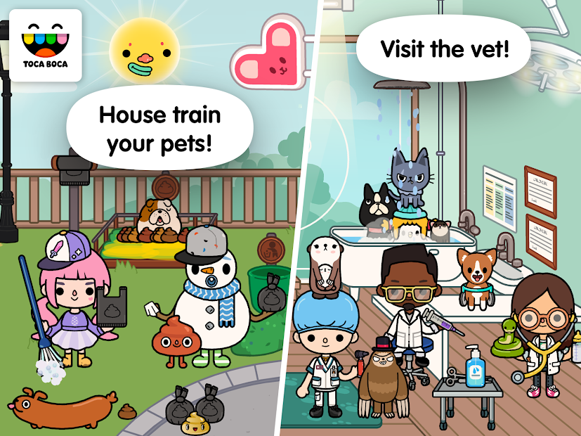 Скачать Toca Life: Pets на андроид APK v1.2-play бесплатно