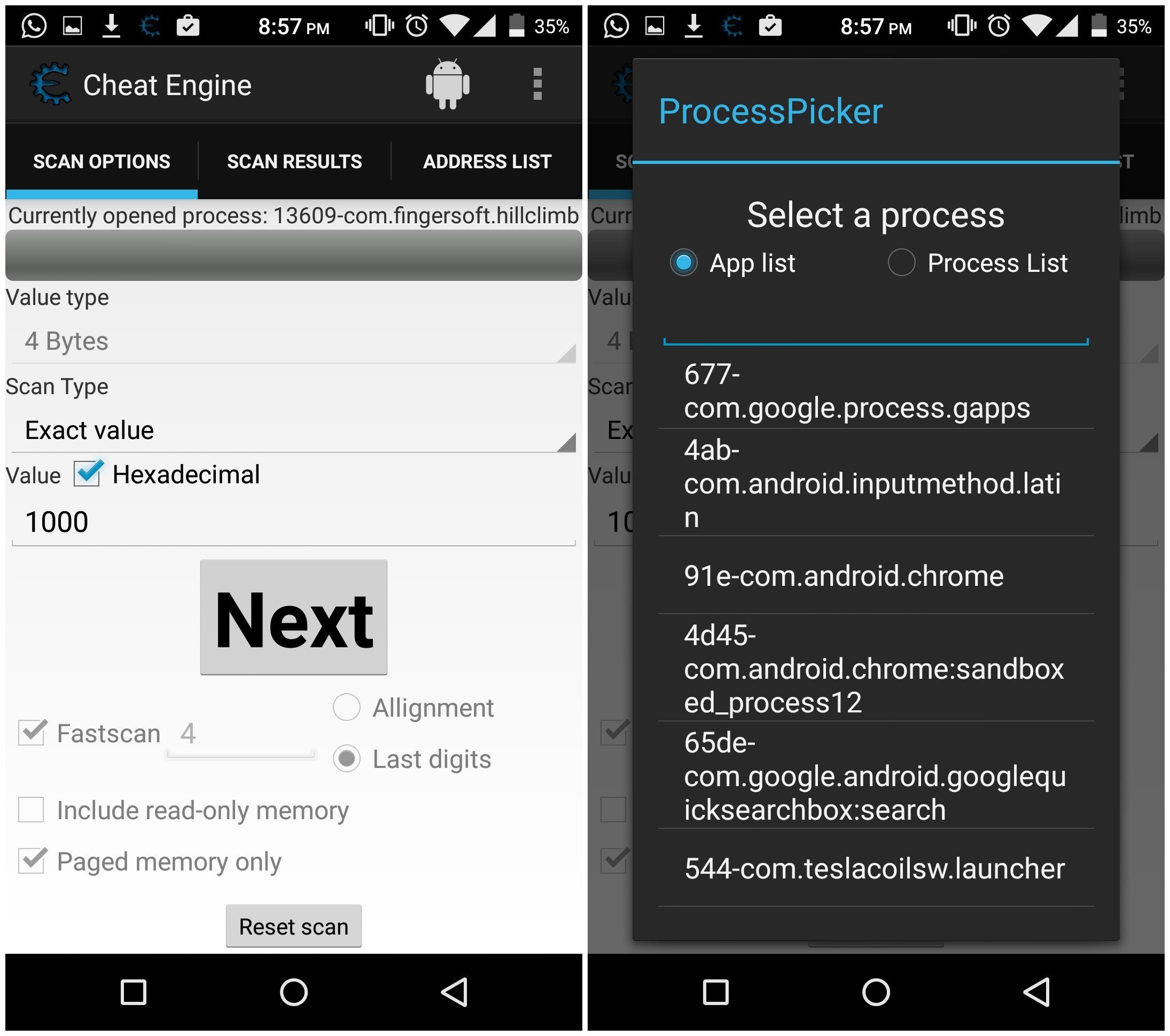 Cheat Engine v1.5.8.01 Pro APK for Android