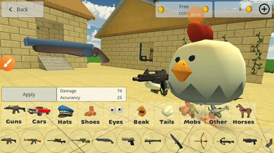 Chicken Gun Приватный сервер — скриншот 1